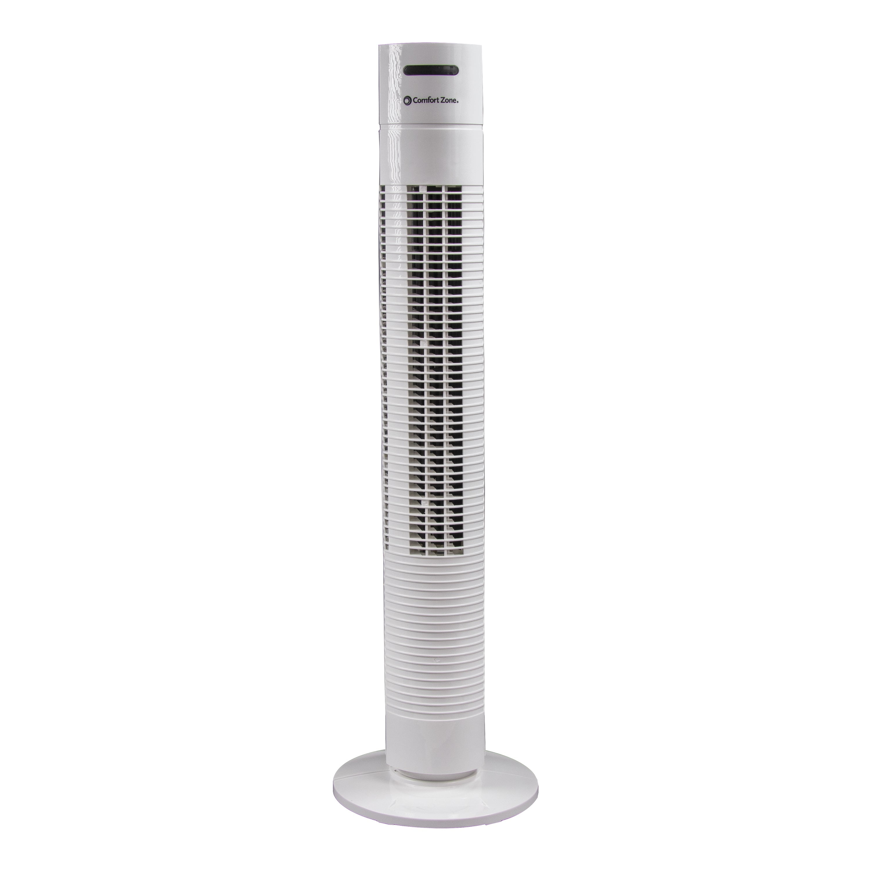 Comfort Zone 31' 3-Speed Oscillating Tower Fan, White