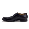 thumbnail image 2 of J'aime Aldo Men's C-390 Wing Tip Double Monk Strap Loafers Dress Shoes, Black, 6.5, 2 of 3