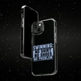 thumbnail image 6 of DistinctInk Clear Hybrid Case for Apple iPhone 13 Pro Max (6.7" Screen) - Swimming No Shirt No Shoes No Problem - Wireless Charging Compatible, 6 of 9