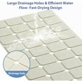 thumbnail image 6 of Anti slip silicone foldable ultra long bathtub pad with strong suction cup and large drainage hole, durable, machine washable, smooth surface shower pad. Different colors to choose from, 6 of 8
