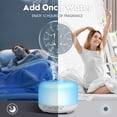 thumbnail image 4 of Rongsi Oil Diffuser, 500ml Aromatherapy Diffuser, Upgraded Essential Oil Diffusers with 7 Color Lights Waterless Auto Shut-Off,Diffusers for Essential Oils Large Room, Home (White), 4 of 8