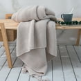 thumbnail image 1 of KOSSMAI Thick Knitted Modern Throw Blanket 67" X 51" for Indoor/Outdoor Use Camping, BBQ's, Beaches, Everyday Blanket Four Seasons, 1 of 5