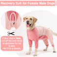 KOESON Dog Surgery Suit Female HYZ01 Spay, Long Recovery Suit for Dogs