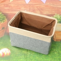 OUNONA Multi Color Cloth Storage Basket for Dirty Clothes and Sundries Large Capacity Eco Friendly and 12.5 x 8.5 x 16 inches