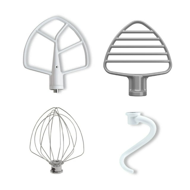 KitchenAid Stand Mixer Coated Pastry Beater Accessory Pack Fits 5