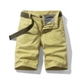 thumbnail image 2 of IROINNID Cargo Shorts for Men Plus Size Cargo Shorts Multi-Pockets Relaxed Summer Beach Shorts Pants,Khaki, 2 of 3