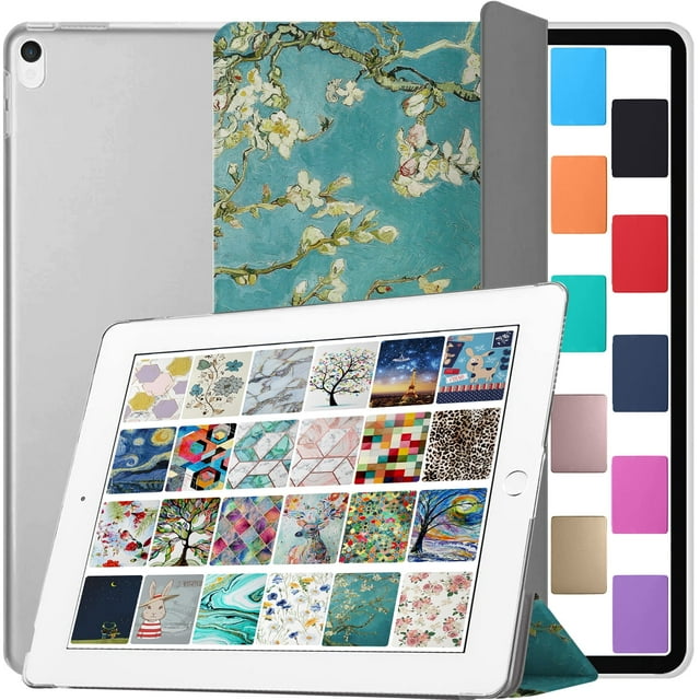 iPad Pro 12.9 2 Gen Transparent Back Case A1670 MQDC2LL/A MQDD2LL/A MQDA2LL/A A1671 MP6H2LL/A MP6J2LL/A MP6G2LL/A MPL02LL/A MPL12LL/A MPKY2LL/A A1821 MQEF2LL/A MQED2LL/A MQEE2LL/A - Blossom