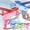 Blue, variant on syligr Dinosaur Airplane Launcher Toy Outdoor Glider Plane for Kids Boys Ejection Toy Gun for Backyard Play Stunt Flyer Aircraft with Launcher 9.4 Inch for Children Outdoor Game