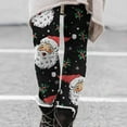 thumbnail image 3 of SNOWSONG Christmas Leggings for Women, Plus Size Leggings Women's Fashion Comfortable Slim Fit Print Casual Pants Leggings Yoga Pants, Womens Leggings, Tummy Control Leggings Black L, 3 of 5