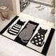 thumbnail image 1 of Felpudo con diseño de animales para entrada y baño: felpudo suave y absorbente con base antideslizante para uso en interiores., 1 of 6