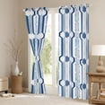 thumbnail image 3 of Manfei Geometric Honeycomb Black Out Curtains for Female Men,Abstract Stripes Curtains Pack of 2 (42x63 Each),Vintage Aesthetic Bedroom Curtains,Microfiber Bedroom Decor, 3 of 6