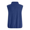 thumbnail image 3 of HAiming Fleece Vest for Women Sleeveless Lightweight Comfy Solid Color Casual Jackets Fall Winter Outdoors Sweaters, 3 of 9