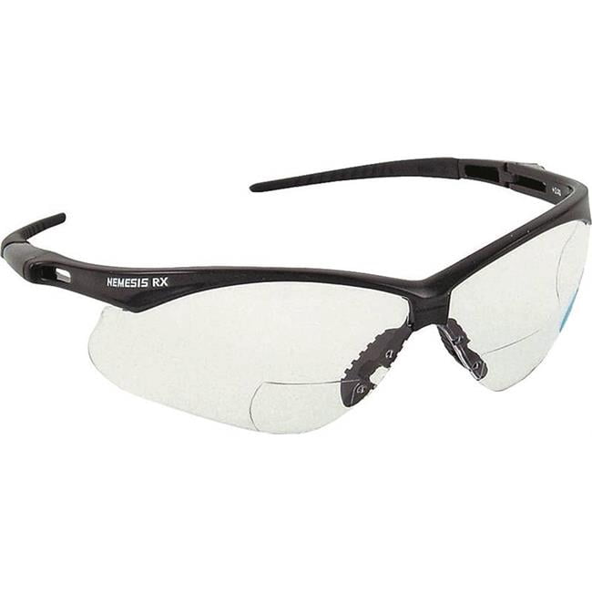 Jackson Safety 2335693 3013307 2.0 RX Safety Glasses, Black & Clear