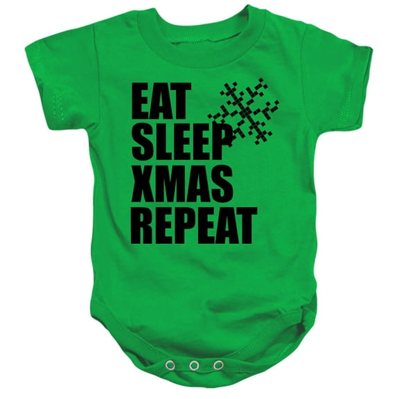 Christmas Repeat Unisex Infant Snap Suit for Baby