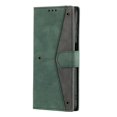 thumbnail image 2 of For Samsung Galaxy A36 5G 6.7" Wallet Case Splicing Leather Magnetic Flip Cover with Card Slots, Kickstand, Anti-Drop TPU & Detachable Wrist Strap,Green,For Galaxy A36 5G, 2 of 6