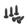 thumbnail image 1 of #6 x 9/16" Tornillo autorroscante con cabeza plana Phillips, 50 piezas - Tornillo de cabeza redonda de acero inoxidable 304 (Negro), 1 of 6