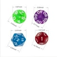 thumbnail image 7 of 7Pcs/Set Translucent Polyhedral Dice Set for Dungeons Dragons Pathfinder D&D RPG (D4 D6 D8 D10 D12 D20 D%), 7 of 7