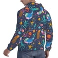 thumbnail image 3 of Hoodies for Men - Marine Inhabitants Long Sleeve Comfrt Men'S Fashion Hoodies & Sweatshirts, Sweatshirts for Men Hoodies Pullover Clothing Clothes with Pouch, 3 of 7