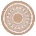 thumbnail image 2 of Safavieh Natural Fiber Riona Bordered Area Rug, Natural/Ivory, 5' x 5' Round, 2 of 7