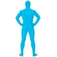 thumbnail image 2 of AltSkin Adult/Kids Full Body Stretch Fabric Zentai Suit Costume - Pacific Blue (Kid Medium), 2 of 4
