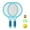 A, variant on Virmaxy Kid Tennis Racket,Plastic Racquet Include 1 Tennis Ball,1 Badminton for Children,Toddler Outdoor Indoor Sport Play