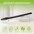 thumbnail image 3 of For NV MV Series Vacuum Crevice Tool Kit Cleaner Flat Brush with V-Shaped U-Shaped Brush for Dryer Vent, 3 of 5