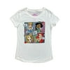 Disney Girls White Princess Power Ariel Jasmine T-Shirt Tee Shirt X-Large 14-16