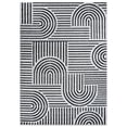 thumbnail image 2 of World Rug Gallery Bohemian Stipre Arch Design Area Rug - CREAM 5' X 7', 2 of 8