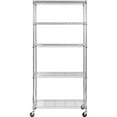 thumbnail image 6 of Muscle Rack Adjustable 5 Tier Freestanding Garage Storage Shelves, Chrome, 6 of 6