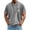 Gray, variant on Yuanlook Men's Everyday Vintage Henley Shirt, Ultra-Soft Washed Fabric with Mandarin Collar & Pocket, S-XXL