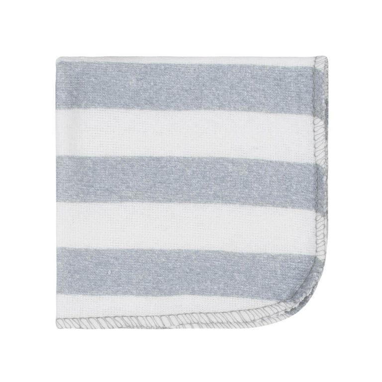 Gerber Baby Grey Elephant Hooded Bath Towel & Washcloths, One Size Fits Most, 4-Piece Set