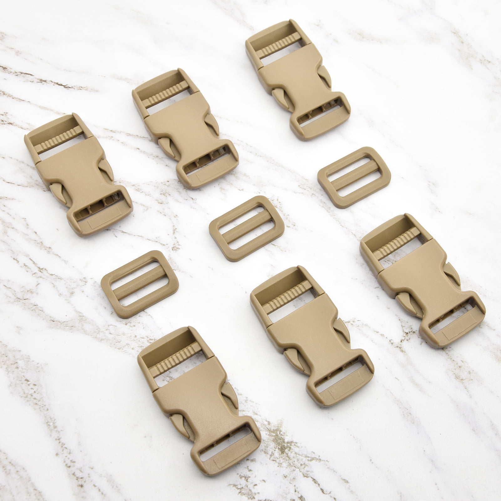 HISUNTEC Buckles Straps Set 1 inch: 10 pack Side India