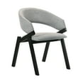 thumbnail image 3 of Arcadia and Talulah 48" Round Grey and Black Wood 5 Piece Dining Set, 3 of 8