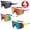 C5, variant on 4pcs Ultra-Light Frameless Fashion Glasses for Men and Women - Vibrant Lens Colors: Blue, Black Frame, Pink, Yellow, Durable PC Material, Ideal for Daily Wear