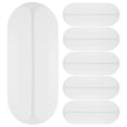 thumbnail image 1 of 6pcs Mini Silicone Shoulder Pads Invisible Shoulder Strap Pads Non-slip Shoulder Strap Gasket Lingerie Shoulder Pads Anti-slip Shoulder Clasp for Women Use White, 1 of 4