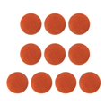 thumbnail image 2 of 10Pcs Fabric Covered Button Shank Button Sewing Covered Buttons Knitting Scrapbooking Orange, 2 of 7