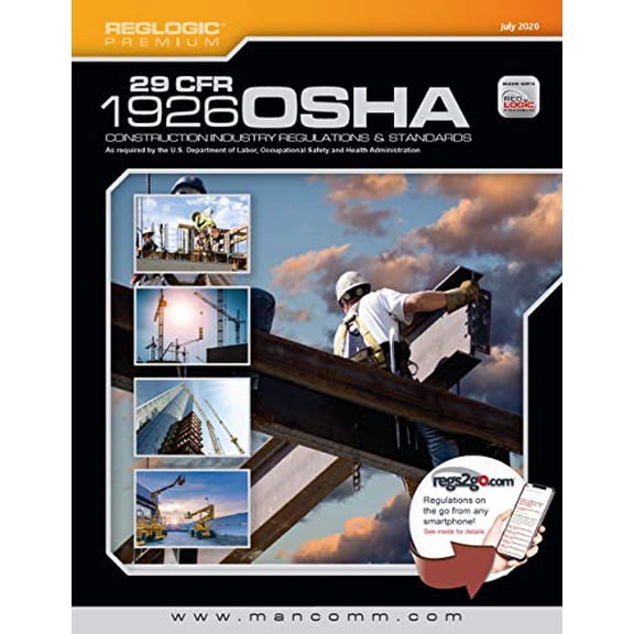 Pre-Owned 29 CFR 1926 OSHA Construction Industry Regulations & Standards July 2020 Edition, 9781663800077, 1663800073, Paperback,