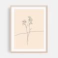 thumbnail image 2 of Black and White Floral Line Drawing - Line Drawing Line Art Minimalist Floral Botanical Modern Art Abstract Nature Unframed Wall Art Print 9 x 12 inches, 2 of 4