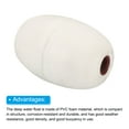 thumbnail image 4 of Uxcell 6.69" x 4.72" Rope Float Buoy, 1100g Deep Water Floats Rope Float Buoy, White, 4 of 5