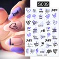 thumbnail image 1 of Harunouta corazón púrpura amor diseño 3D pegatina para uñas letras pegatinas cara patrón trasnfer deslizadores San Valentín decoración de uñas Tan Jianjun unisex, 1 of 2