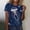 Navy, variant on Women Tops under $5! Cagogo Women's T Shirts Short Sleeve Vintage Tees Dolphin Graphic Loose Summer Tops Casual Crewneck Vacation Beach Trendy Comfy Summer Outfits