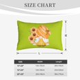 thumbnail image 6 of Bixox Sunflower Gnomes Printed Pillow Protector,Super Soft Ideal for Home,Guests,Rentals - 20"x30", 6 of 8