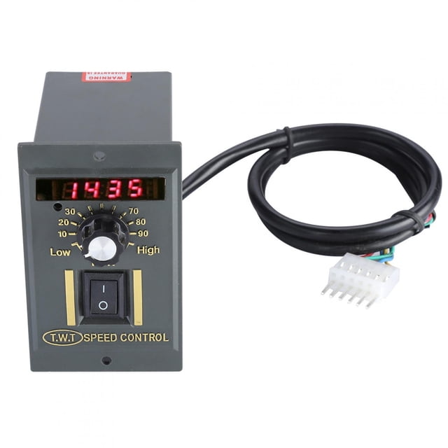 Controlador De Velocidad Del Motor, 0-1450 Rpm CA 220 V Instrumentos Electrónicos Control De Velocidad Del Motor Digital 15-400 W 50 Hz Perilla De Control De Velocidad Para ANGGREK Otros