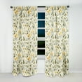 thumbnail image 2 of Designart "Simplicity In Yellow And Green Florals" Floral Blackout Curtain Panels, 2 of 4