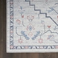 thumbnail image 4 of Nourison Home Machine Washable Series 1 Persian Ivory Blue 6' x 9' Area Rug, (6x9), 4 of 8
