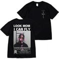 thumbnail image 1 of T-shirt en Coton à Manches Courtes Cactus Jack Hommes Femmes Style Mère Je Peux Voler T-Shirt, 1 of 2