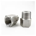 thumbnail image 2 of M14 M20 M27 1/8" 1/4" 3/8" 1/2" 3/4" 1" NPT BSP Male To Female Thread 304 Socket High Pressure Pipe Fitting ,Solid Connection, 2 of 4