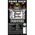 thumbnail image 4 of Buffalo Bills Pepper 5oz Faire Sack Huzzah Beef Jerky in Burlap Wine Bag (3 packs pepper beef jerky), 4 of 6