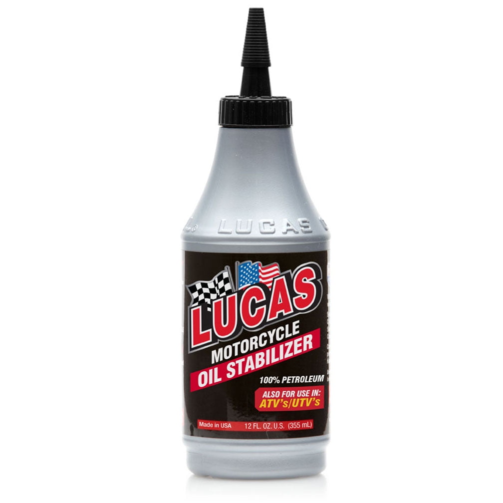 Lucasoil 10727 Lucas Oil Motorcycle Oil Stabilizer 12 Ounce - Walmart