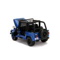 thumbnail image 5 of 1992 Jeep Wrangler Dark Blue with Extra Wheels Just Trucks Series 1/24 Diecast Model Car by Jada, 5 of 15